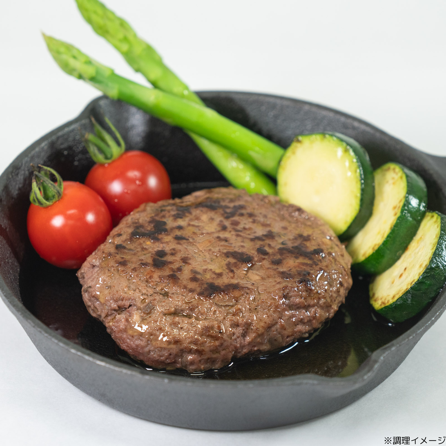 知夫里の塩と燻製胡椒で味わう、100%グラスフェッドビーフのハンバーグ【10個セット】